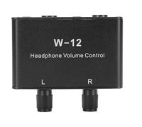 Bewinner Contrôleur de Volume Stéréo de 3,5 Mm 6,35 Mm, Atténuatrice de Volume Audio Stéréo, 1/4 Pouce 1/8 Pouce MINI ATTENUator de Casque en Ligne Vol Control
