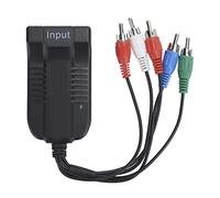Bewinner Convertisseur Compatible vers YPBPR, Adaptateur Convertisseur Vidéo avec Stéréo R/L, 1080P 720P, Plug and Play pour Boîtier TV, VHS, Magnétoscope, Enregistreur DVD-Prend en Charge HDTV, 1.3