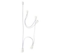 Bewinner Convertisseur de Câble D'extension d'alimentation de Ventilateur D'Ordinateur PC, Câble D'extension de Ventilateur de Châssis 1 à 5, Câble d'alimentation D'extension Flexible ABS