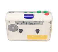 Bewinner Convertisseur de Cassette en MP3, Lecteur de Cassette USB Portable, Son Stéréo HiFi Rétro, Boutons Colorés Innovants Blancs, Convertit Les Anciennes Cassettes en MP3 Via Un Câble USB C,