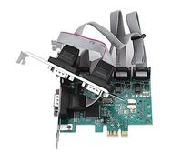 Bewinner Convertisseur de Port Série PCI-E vers RS232 4 Ports, Carte Adaptateur PCI Express pour Automatisation Industrielle POS ATM, Extension de 4 Ports Série RS232 Indépendants jusqu'à 250 Kbps,
