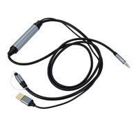 Bewinner Convertisseur Optique vers 3,5 Mm 192 KHz 1,5 M | DAC fibre optique, connecteurs plaqués or, Plug and Play, adaptateur casque TV, son sans bruit
