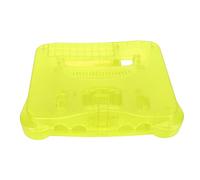 Bewinner Coque de Rechange pour Console de Jeu Rétro N64, Coque Robuste en ABS Violet Transparent pour Toutes les Régions des Consoles N64 - Comprend un Tournevis de Montage, un Bouton de (Vert