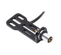 Bewinner Coque Universelle pour Platine Vinyle, Cartouche Phono en Métal avec Levier de Doigt, Fils et Matériel de Montage, Compatible avec les Lecteurs de Disques DJ SL 1200 1210 D5 1600 (BLACK)