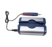 Bewinner Coupeur à Ultrasons 65 W, Outil de Coupe par Vibration 40 KHz avec 5 Niveaux de Puissance, Comprend 50 Lames, Planche Anti-découpe, Plaque Magnétique, Papier de Verre, Prise UE (Prise UE)