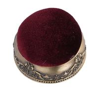 Bewinner Coussin à épingles élastique Vintage, Base en Métal Durable pour la Couture, le Quilting, 50 Aiguilles, Cadeau Idéal pour les Amateurs de Couture, Coussin à épingles de 2" X 1,4" pour un