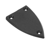 Bewinner Couvercle de Tige de Treillis Triangulaire en Plastique Durable pour Pièces de Rechange de Guitare Basse électrique, Protection Noire à 3 Trous pour Guitaristes
