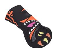 Bewinner Couvre-tête de Club de Protection en PU avec Doublure en Peluche, Protection Contre la Poussière et l'humidité pour Hommes et Femmes, 13,19 X 6,89 Pouces (Orange)