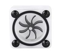 Bewinner Débitmètre Indicateur, Capteur de Débit d'eau à 2 Voies, Filetage G1/4, 8 Roues, Indicateur de Débitmètre pour Système de Refroidissement d'eau PC