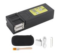 Bewinner Dénudeur Thermique de Fibre Optique, Outil de Dénudage de Revêtement de Fibre Chauffant Automatique Rechargeable, Dénudeur de Fibre Chauffant (Prise UE)
