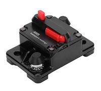 Bewinner Disjoncteur DC12-42 V 250 A, Porte-fusible à Réinitialisation Automatique, Interrupteur Automatique étanche en Cuivre avec Protection contre les Surintensités, Récupération Manuelle, Facile