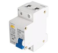 Bewinner Disjoncteur de Protection contre les Fuites 25A 1P+N AC 230V Pa66, Interrupteur de Protection contre les Surcharges de Court-circuit, Disjoncteur de Mise à la Terre Fiable et Sensible pour
