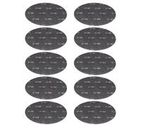 Bewinner Disques de Ponçage de 17 Pouces, 10 Pièces, Maille de 60 pour le Polissage et le Meulage des Sols en Bois, Réutilisables et Résistants à l'eau avec Carbure de Silicium Double Face