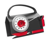 Bewinner Distributeur de Ruban Adhésif pour Papier d'emballage à Double Usage, Rouleau 2 en 1, Outil de Coupe d'emballage Cadeau avec 2 Rubans pour Cadeau 'anniversaire de Noël, Noir
