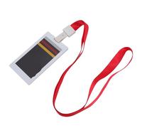 Bewinner E Badge Intelligent E, Carte d'identité en Papier électronique NFC, Badge Intelligent Modifiable de 3,7 Pouces avec Affichage Rouge Blanc Noir pour les étudiants de l'employé