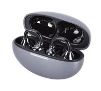 Bewinner Écouteurs à Pince, Casque Bluetooth 5.49 sans Fil à Dos avec Micro, 80 Heures de Lecture, Suppression du Bruit ENC, écouteurs de Sport étanches IPX5 pour Le Fitness (Grey)
