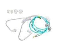 Bewinner Écouteurs à Tube d'air sans Rayonnement, Réduction du Bruit Ergonomique, Casque Filaire Binaural 3,5 Mm pour Tablette Ordinateur Portable - Rose, Portable (Green)