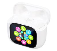 Bewinner Écouteurs avec Traduction en Temps Réel, Plus de 140 Langues avec étui à écran Tactile, écouteurs sans Fil Bluetooth 5.4 avec Réduction Active du Bruit pour Les Voyages et Les (White)