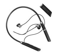 Bewinner Écouteurs de Cou Bluetooth 5.3, Basses Stéréo Puissantes à Suppression de Bruit, écouteurs de Sport sans Fil avec Lumière Respiratoire, Résistants à la Transpiration sur l'oreille pour la