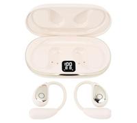 Bewinner Écouteurs de Traduction en Temps Réel 144 Langues AI, écouteurs de Traduction en Temps Réel Bluetooth 5.49 avec Suppression du Bruit ENC, Type de Crochet d'oreille Simple et (Nu)