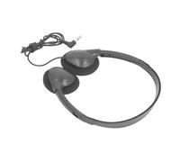 Bewinner Écouteurs Filaires Réglables sur L'oreille pour étudiants, pour Adolescents et Adultes, Prise Jack 3.5mm, Noir, 1 Pièce, pour L'apprentissage en Ligne