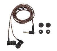 Bewinner Écouteurs IEM Câblés avec Son HiFi, Bougie Plaquée Or 3,5 Mm, Câble OFC, écouteurs D'isolement de Bruit pour Musiciens, Surveillance en Studio, Téléphone, PC, Tablette