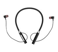 Bewinner Écouteurs Magnétiques sans Fil Bluetooth 5.2, de Cou de Sport, étanche IPX5, Stéréo, Basses Améliorées, pour Course à Pied, Jogging, ABS (Black)