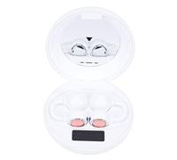 Bewinner Écouteurs sans Fil à Clipser avec Miroir de Maquillage, écouteurs Bluetooth 6.0, Affichage de Puissance LED, Commande Tactile pour Femmes, Entraînement en Plein Air
