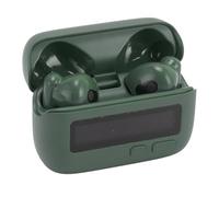 Bewinner Écouteurs sans Fil Bluetooth 5.2 avec Affichage d'horloge Rétro BB en Forme de Machine ENC Antibruit écouteurs Portables pour Jeux de Sport Voyage Orange (Green)