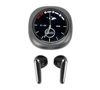 Bewinner Écouteurs sans Fil Bluetooth 5.4 avec Traduction en Temps Réel, 133 Langues, pour Voyageurs, Professionnels, ABS, 2 écouteurs, 1 étui de Chargement (Gris foncé)