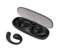 Bewinner Écouteurs sans Fil Bluetooth 5.4 pour Sport avec Affichage de Puissance LED, Autonomie de 42 Heures pour Le Cyclisme, la Course à Pied, l'entraînement, Design Ergonomique Blanc (Black)