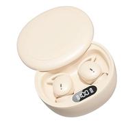 Bewinner Écouteurs sans Fil, dans des écouteurs Stéréo avec L'oreille avec Un Boîtier de Charge d'alimentation à LED, Casque D'annulation du Bruit pour L'entraînement/L'exécution (Couleur de Peau)