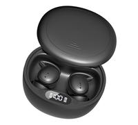 Bewinner Écouteurs sans Fil, dans des écouteurs Stéréo avec L'oreille avec Un Boîtier de Charge d'alimentation à LED, Casque D'annulation du Bruit pour L'entraînement/L'exécution (Black)