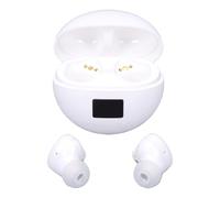 Bewinner Écouteurs sans Fil Mignons avec Design en Forme de Cœur et Suppression du Bruit pour Les Filles (White)
