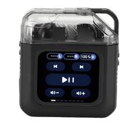 Bewinner Écouteurs Traducteur de Langue avec 137 Langues et Application - Écouteurs sans Fil Bluetooth 5.3, Dispositif de Traduction Vocale Instantanée pour Les Voyages d'affaires (Black)