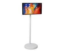 Bewinner Écran Professionnel, Angle Réglable, TV Mobile avec Molette Silencieuse Dissimulée, Fin et Léger, écran Tactile Smart TV de 21,5 Pouces pour Le Divertissement à Domicile, (Prise