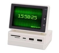 Bewinner Écran Secondaire pour Mini PC de 3,5 Pouces avec Hub USB, Moniteur de Température de Résolution HD 960, sous-Affichage USB C, Moniteur HDMI pour Ordinateur de Bureau,