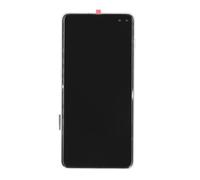 Bewinner Écran TFT de Remplacement pour S10 Plus, écran Tactile, Numériseur, avec Cadre Noir, Kit de Pièces de Réparation, Tournevis, Barre de Levier, Ventouse (Silver)