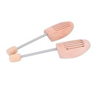 Bewinner Embauchoirs à Chaussures en Bois 2 Pièces avec Colonne à Ressort Réglable, Support de Chaussures Anti-déformation et Anti-rides pour Hommes et Femmes (39 40)