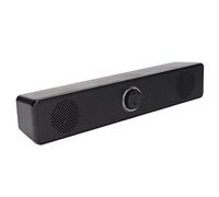 Bewinner Enceinte PC, Barre de Son Stéréo, Jack 3,5 mm Haut Parleur Soundbar, Alimentation USB Enceinte Filaire Multimédia Stéréo pour PC, Tablettes, Bureau, Téléphone Portable