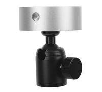 Bewinner Ensemble d'Adaptateurs de Montage pour Trépied Satellite, Tête Sphérique en Alliage d'aluminium avec Filetage 1/4"-20 et 3/8"-16, Réglable pour Mini Adaptateurs de Tuyau, Noir