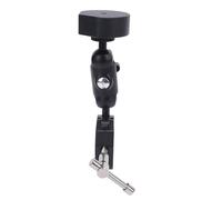 Bewinner Ensemble d'adaptateurs de Support de Pince Satellite en Alliage d'aluminium Réglable pour Mini Yacht à Poteau de Camping-car, Kit de Montage Satellite avec Installation Rapide pour