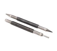 Bewinner Ensemble de 2 Poinçons de Goupille de Charnière, Impact à Ressort 3500PSI, Pose de Clous à Double Tête pour le Retrait de la Charnière de Porte, Poinçon Central Automatique en Acier au