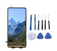 Bewinner Ensemble de Cadre de Numériseur Tactile D'écran LCD, Pièces de Rechange D'écran de Téléphone Portable, Kit de Réparation D'écran LCD de Téléphone pour Edge 60 Pro avec écran