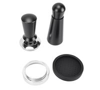 Bewinner Ensemble de Doseurs de café 51mm, Outil de Distribution D'aiguilles, Tapis en Silicone, Entonnoir de Dosage, Acier Inoxydable 304, pour café à Domicile
