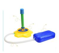 Bewinner Ensemble de Jeu de Bulles de Fusée à Pédale pour Enfants, Installation Facile avec Matériau EVA et ABS, pour Les Enfants