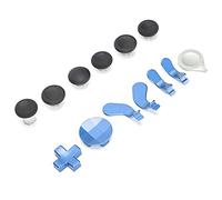 Bewinner Ensemble de Palettes de Boutons de Manette de Jeu, Palettes de Boutons Arrière de Remplacement et Métalliques pour Manette One Series 2, Bleu (BLUE)