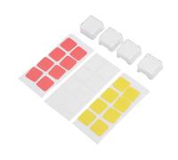 Bewinner Ensemble de Touches de Clavier Mécanique, Touches de Remplacement de Clavier Mécanique Personnalisables en ABS avec Couvercle Transparent, Fournitures de Décoratives de (White)