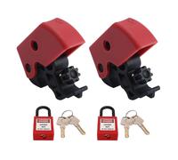 Bewinner Ensemble de Verrouillage de Disjoncteur Universel, Conception Compacte et Légère avec des Matériaux en Nylon et en Laiton, adapté aux Applications Industrielles et Inflammables