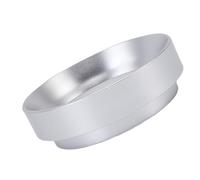 Bewinner Entonnoir Doseur pour Machine à café E61, Remplacement de l'anneau Doseur de Porte-filtre Magnétique, Construction ABS, Conception Compacte, Argent (53MM)